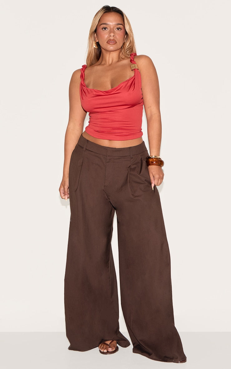 LSG™ – Oberteil mit drapiertem Ausschnitt und Schnallenträgern