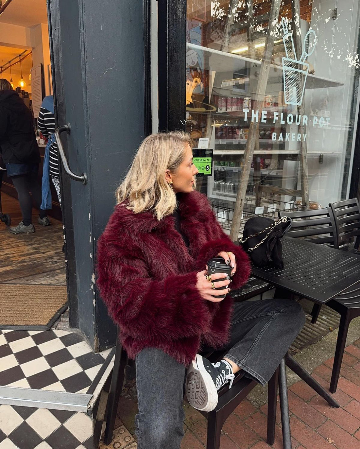 AB™- CHAQUETA DE PELO ELEGANTE