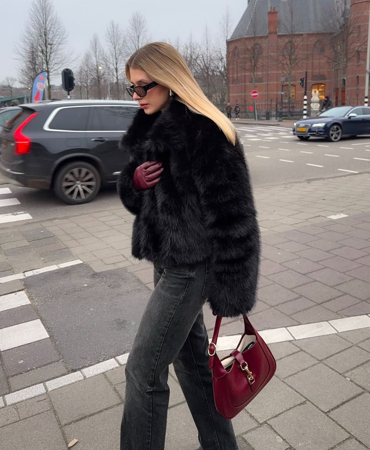 AB™- CHAQUETA DE PELO ELEGANTE