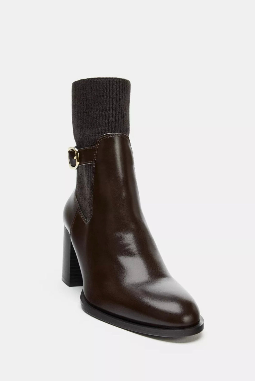 BOTTINES À TALLONS TIGE EN TISSU