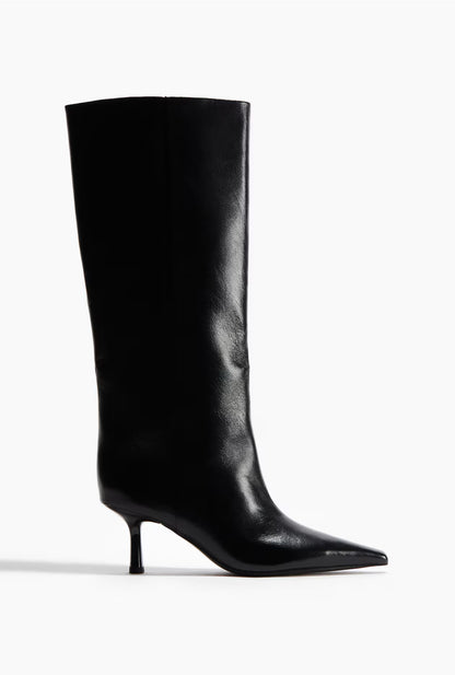 AB™- BOTA DE CUERO HASTA LA RODILLA