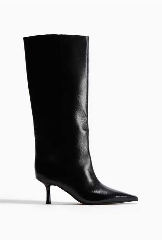 AB™- BOTA DE CUERO HASTA LA RODILLA