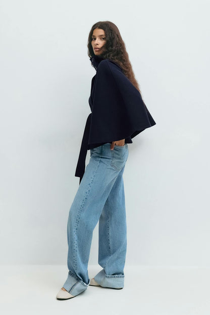 AB™-  CHALECO DE CAPA CON CINTURÓN