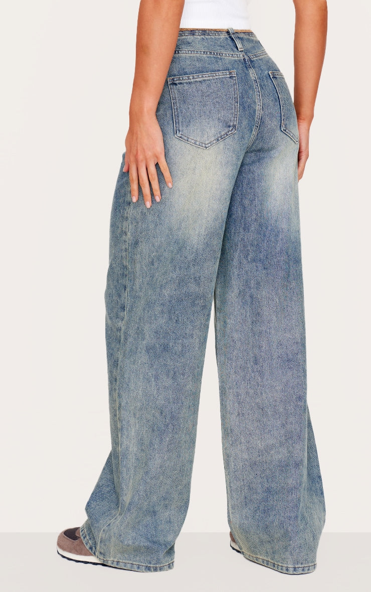 AB™- VAQUEROS VINTAGE DE PIERNA ANCHA