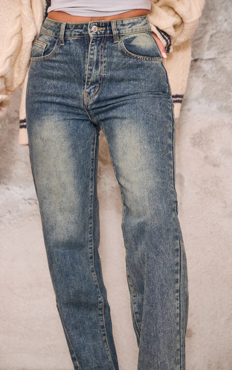 LSG™ – Vintage Indigo Washed Jeans